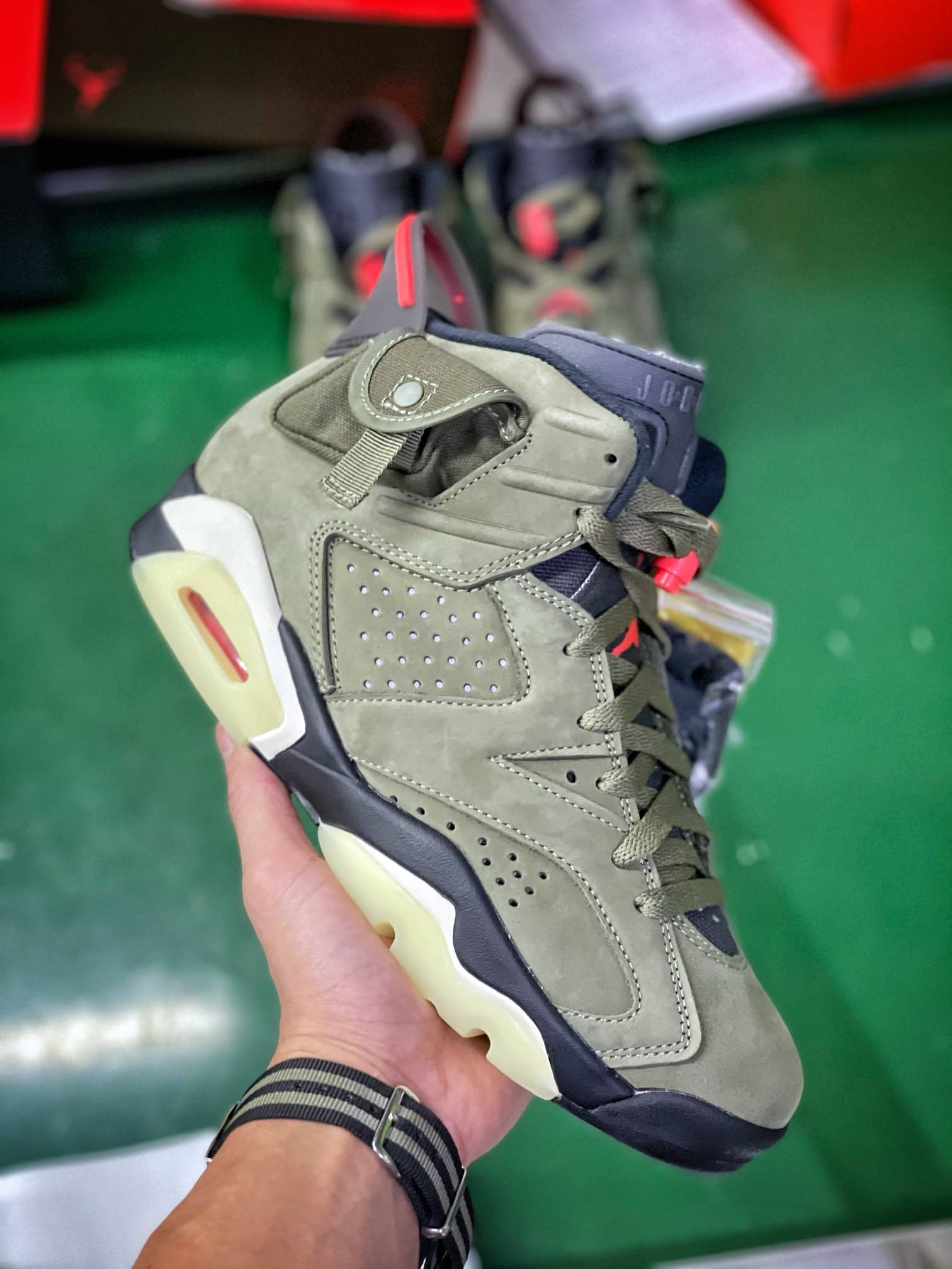 YUPOO Nike Air Jordan 6 AJ6 x Travis Scott #CT5058-001 SIZE:40 40.5 41 42  42.5 43 44 44.5 45 46 47.5