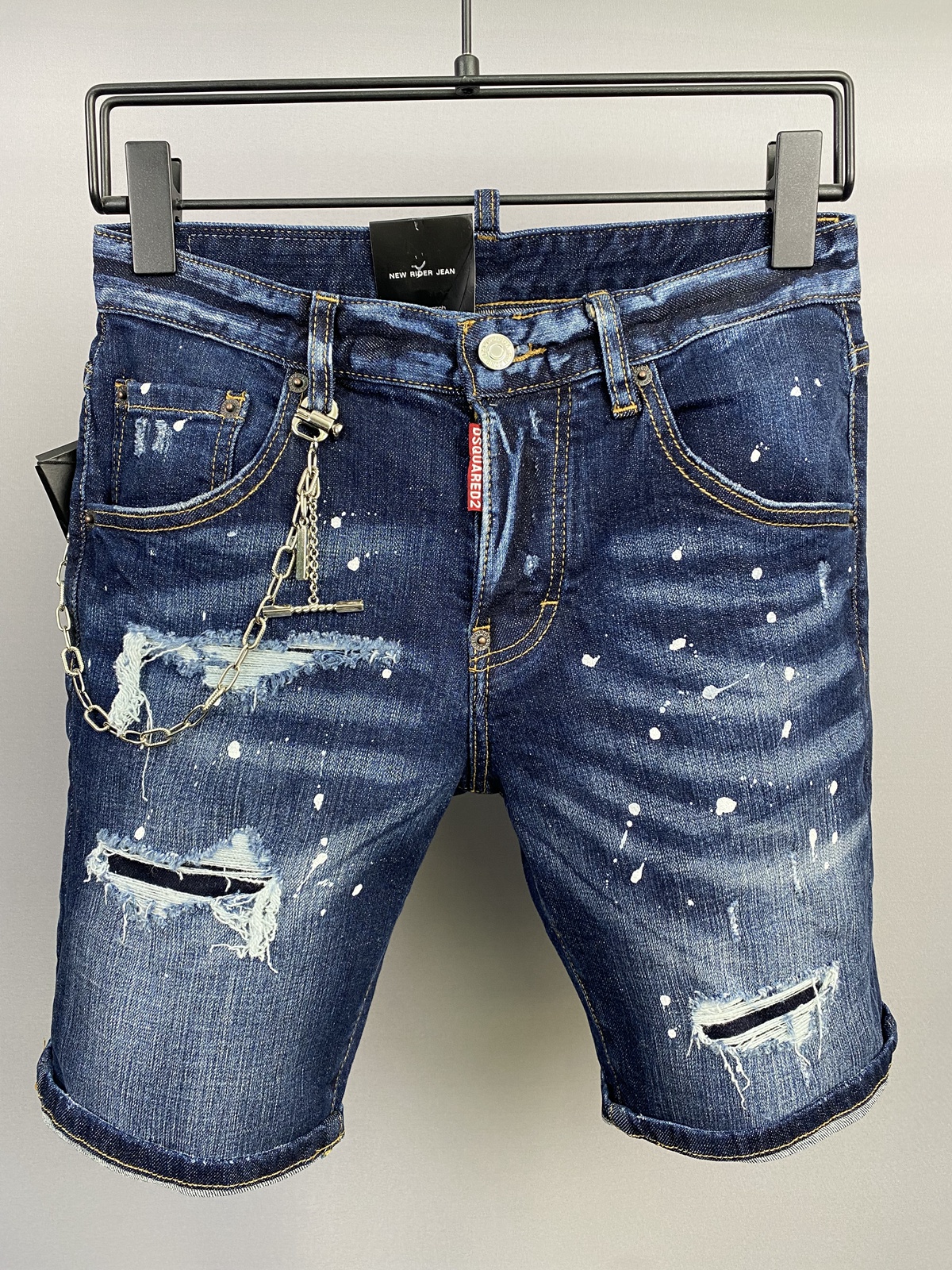 Yupoo DSQUARED2 Denim men short jeans biker style A513-1 Size:44-46-48 ...