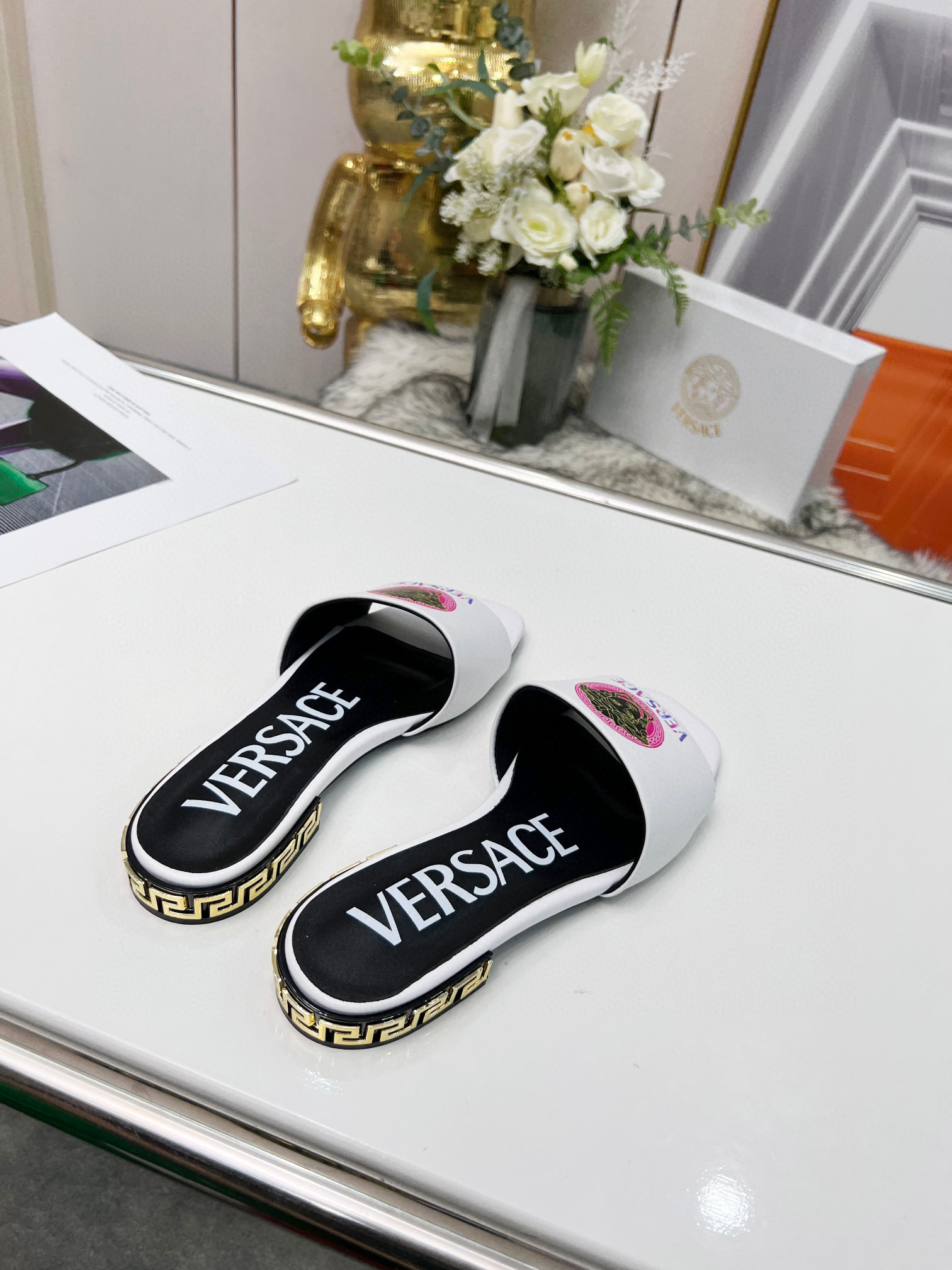 Yupoo Versace Flat slide Yupoo Women Shoes Size 35 44